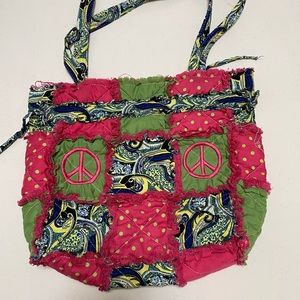 Boho Patchwork Tote Bag Women’s